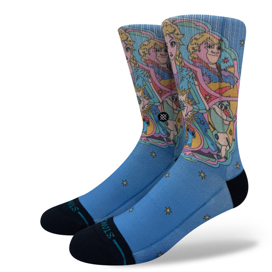 Stance Elsa Kaleidoscope Crew Socken Eisblau