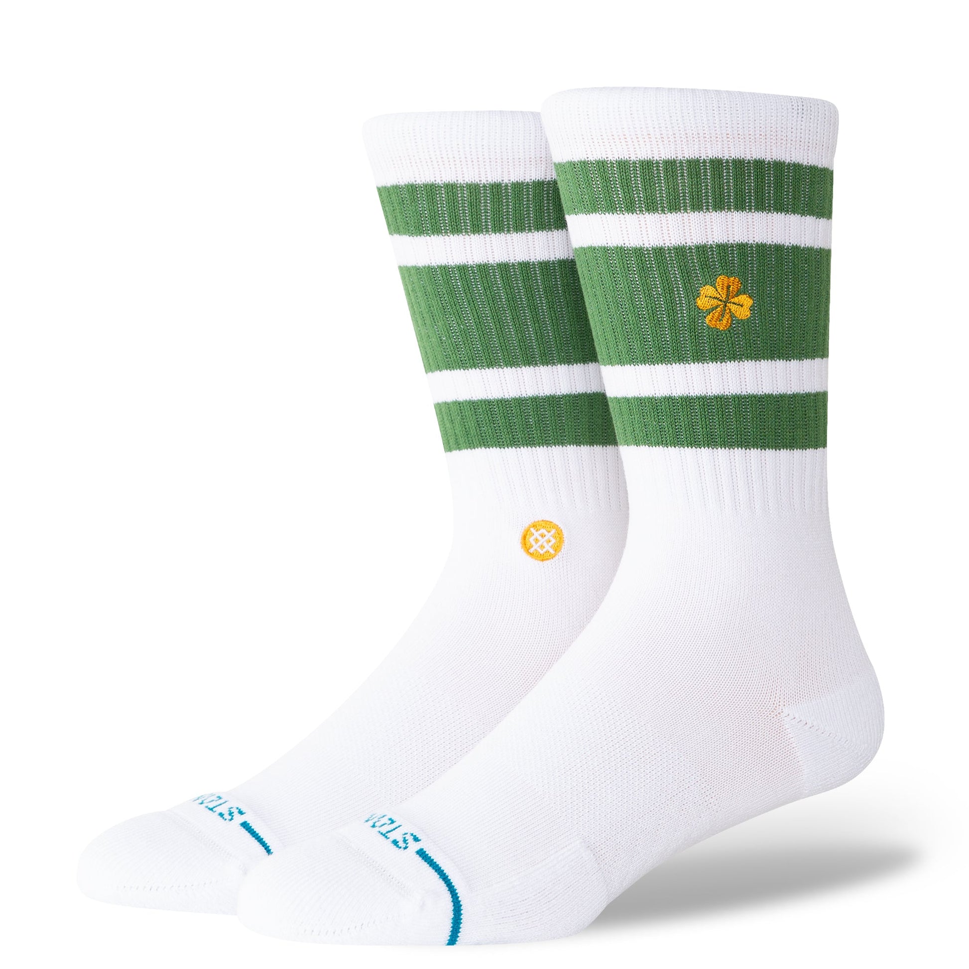 Stance Feelin Lucky Crew Socken Grün
