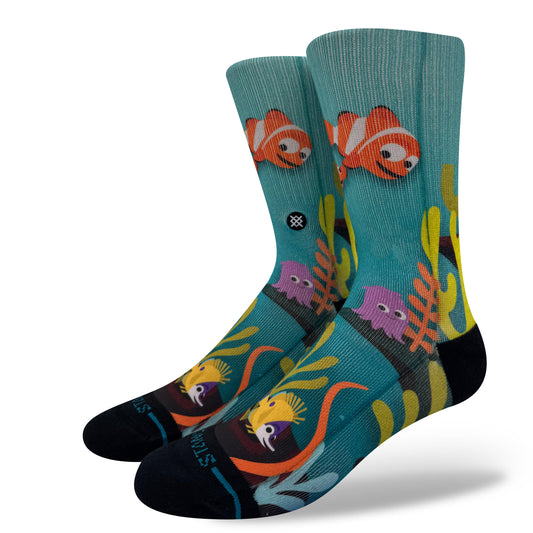 Stance Lucky Fin Crew Socken Blau