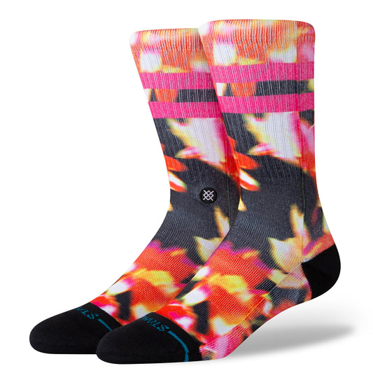 Stance Flowerful Crew Socken Schwarz