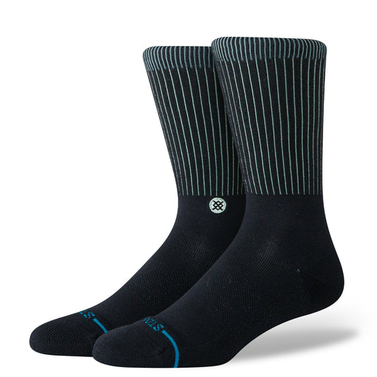 Icon Pop Crew Socken Schwarz Blaugrün