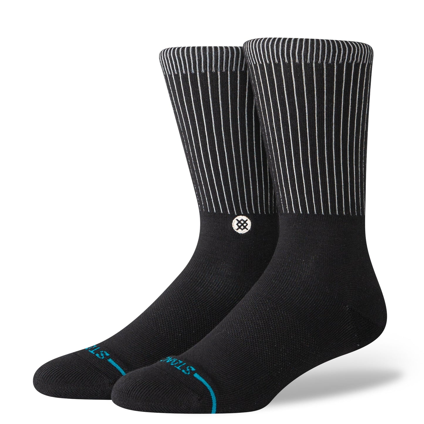 Stance Icon Pop Crew Socken Schwarz