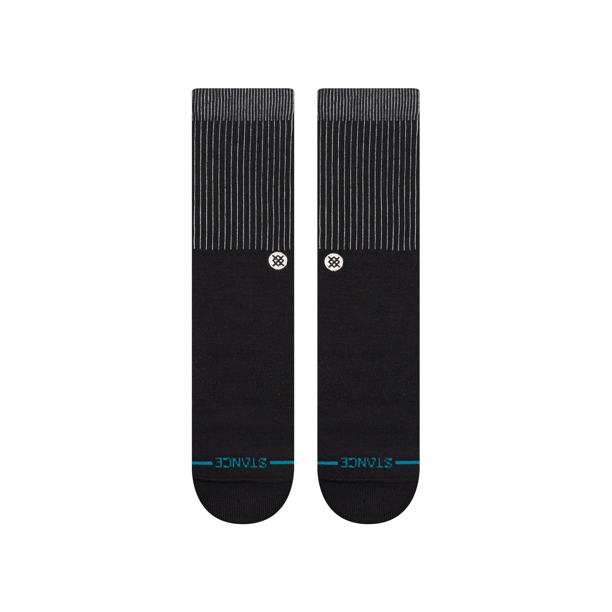 Stance Icon Pop Crew Socken Schwarz