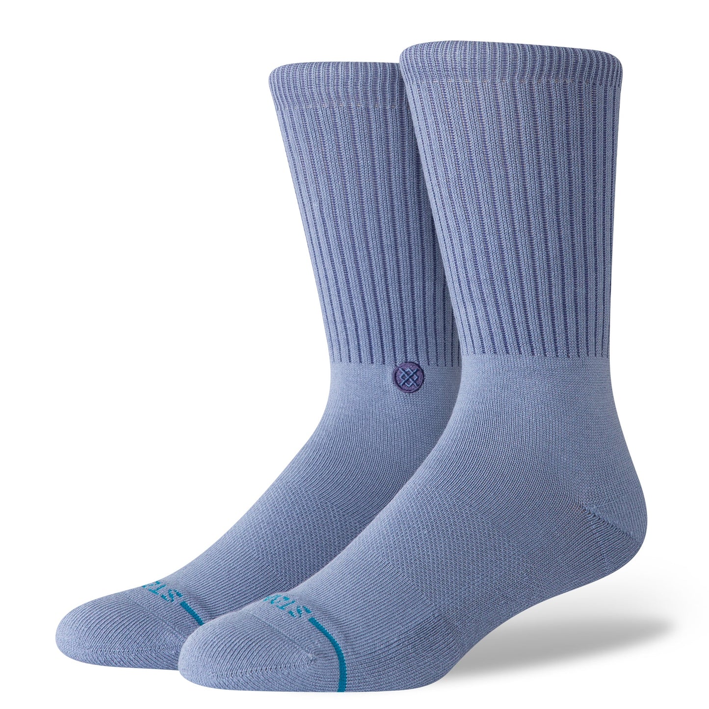 Stance Icon Pop Crew Socken Stone Blue