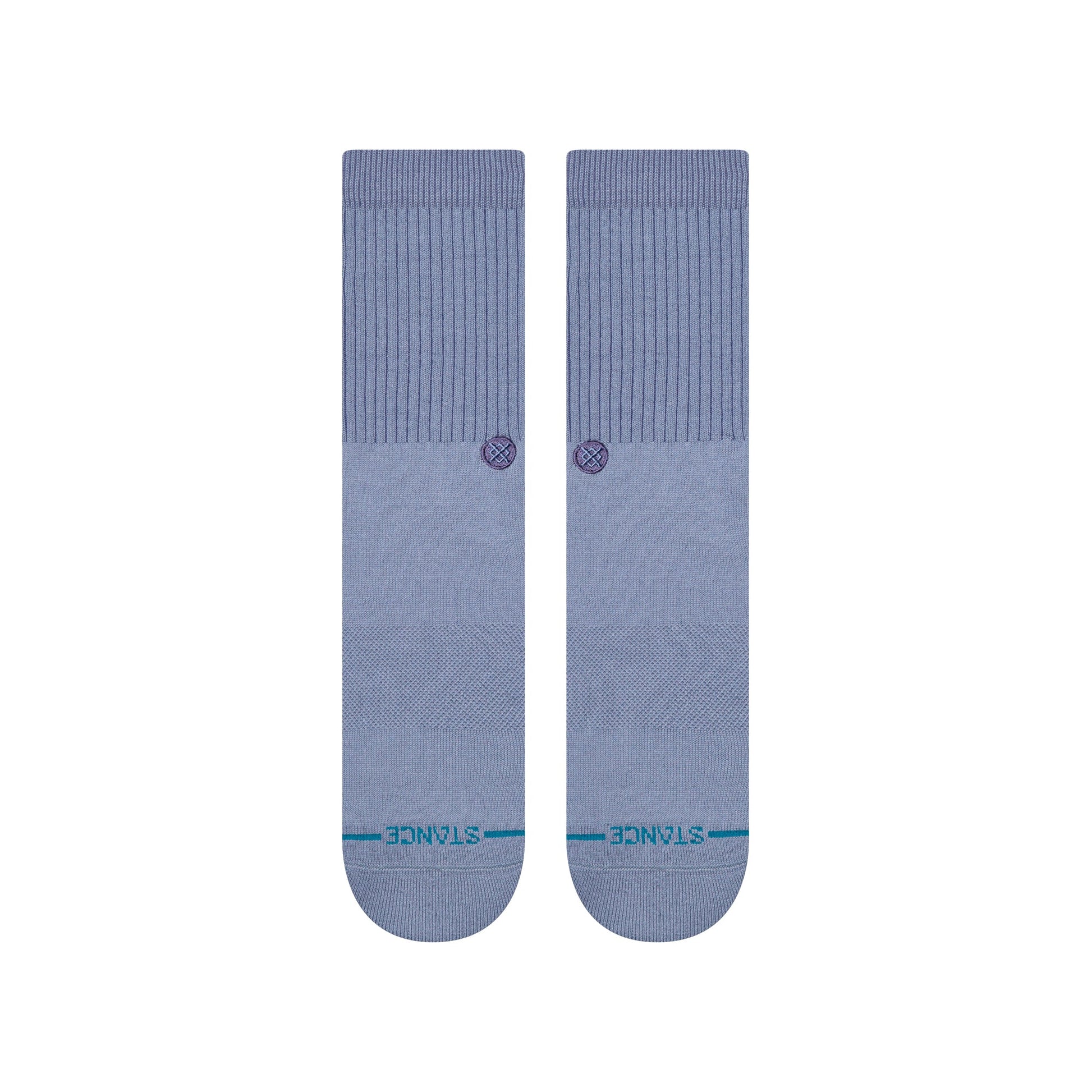 Stance Icon Pop Crew Socken Stone Blue