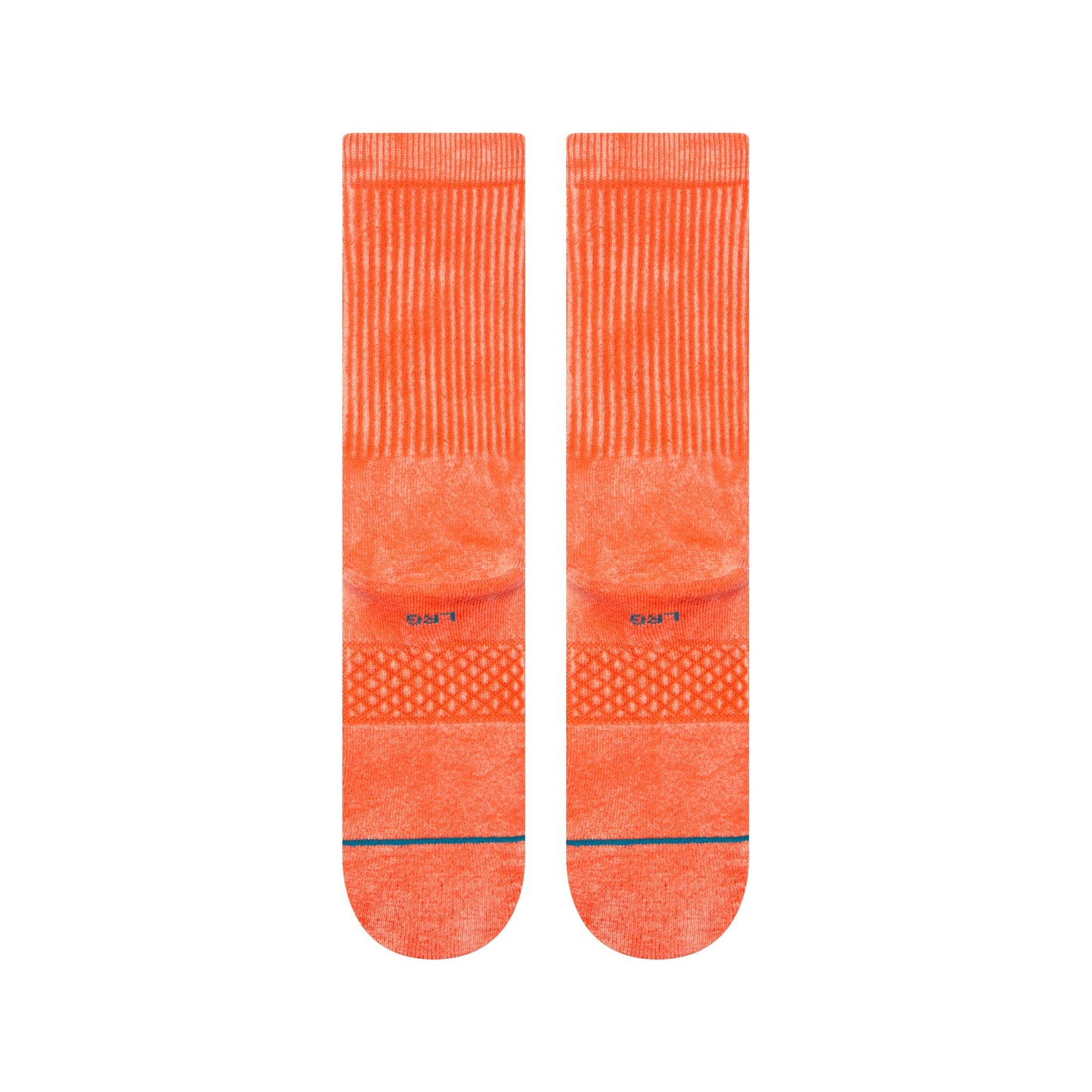 Stance Icon Dyed Crew Socken Korallenrot