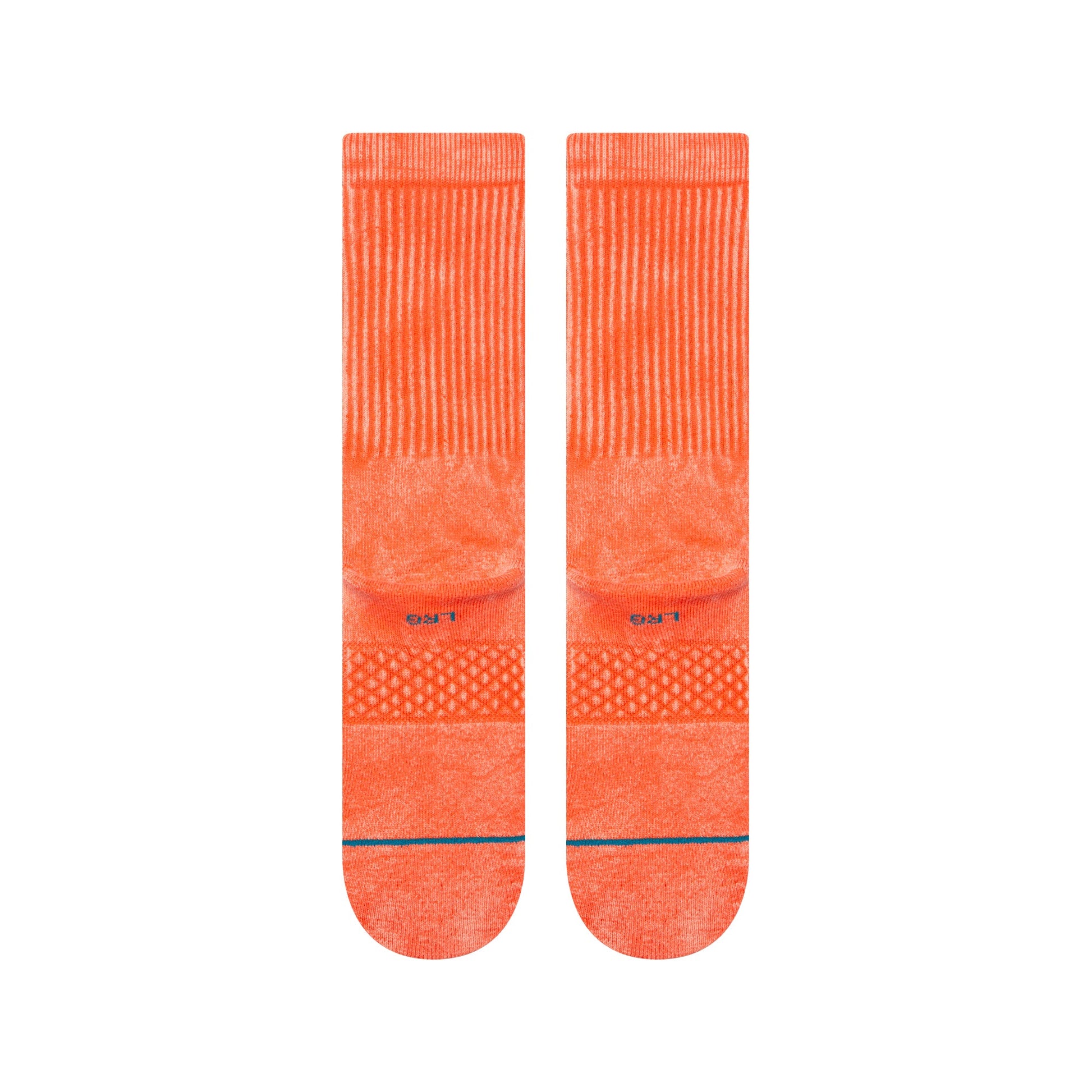 Stance Icon Dyed Crew Socken Korallenrot