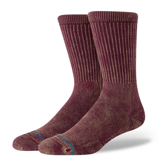 Stance Icon Dyed Crew Socken Feige 