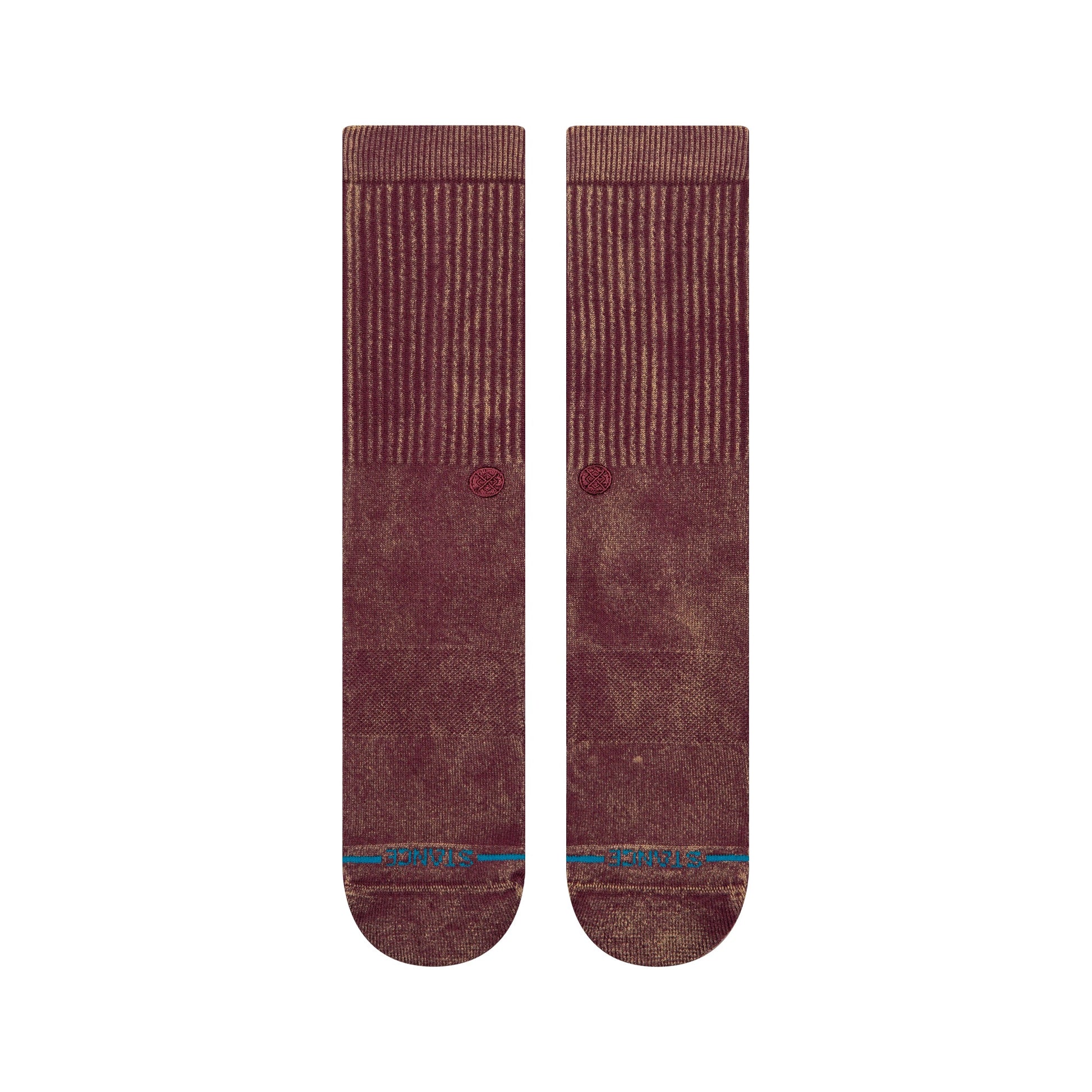 Stance Icon Dyed Crew Socken Feige 