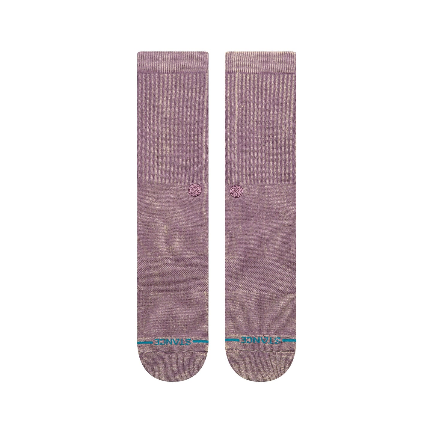 Stance Icon Dyed Crew Socken Plum