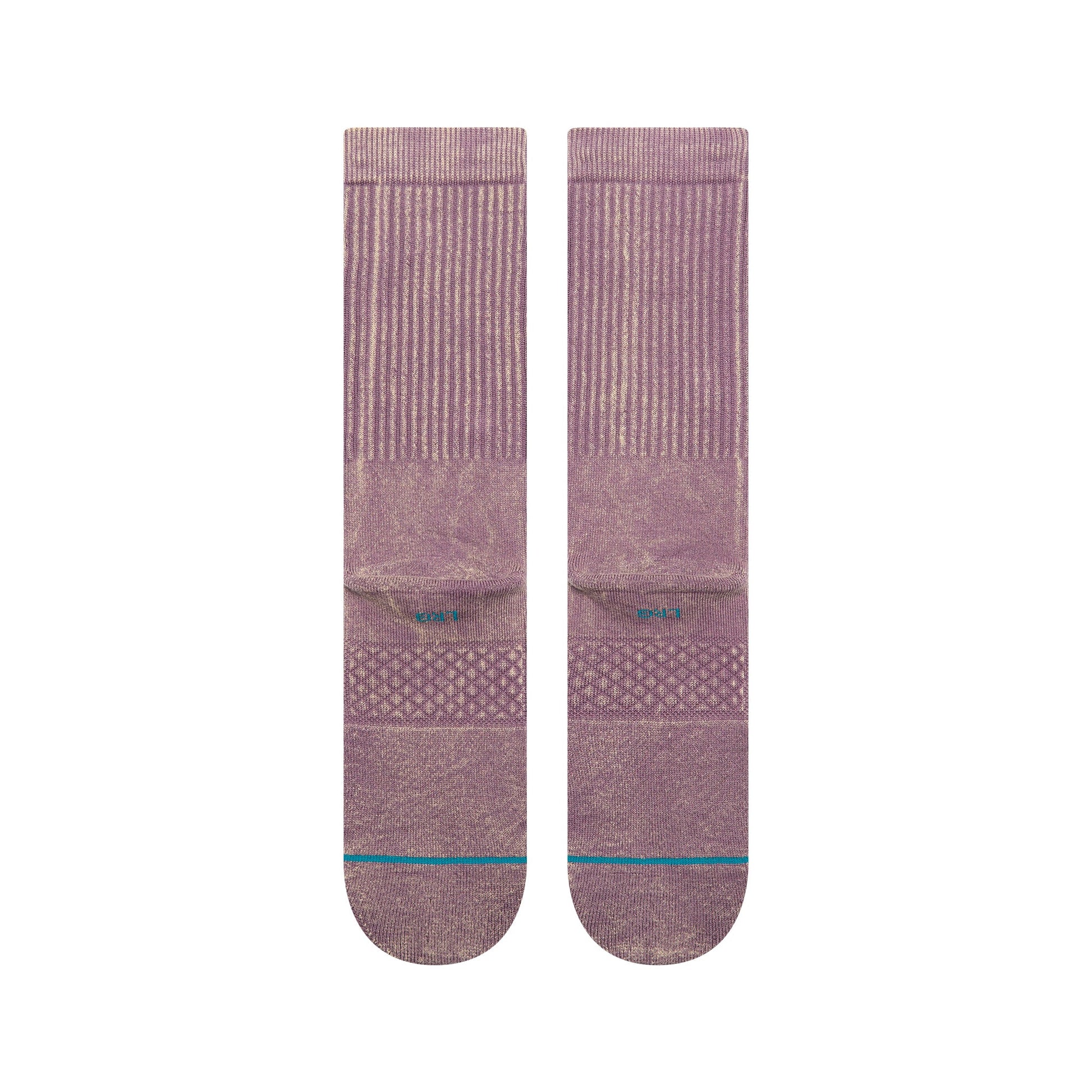 Stance Icon Dyed Crew Sock Plum