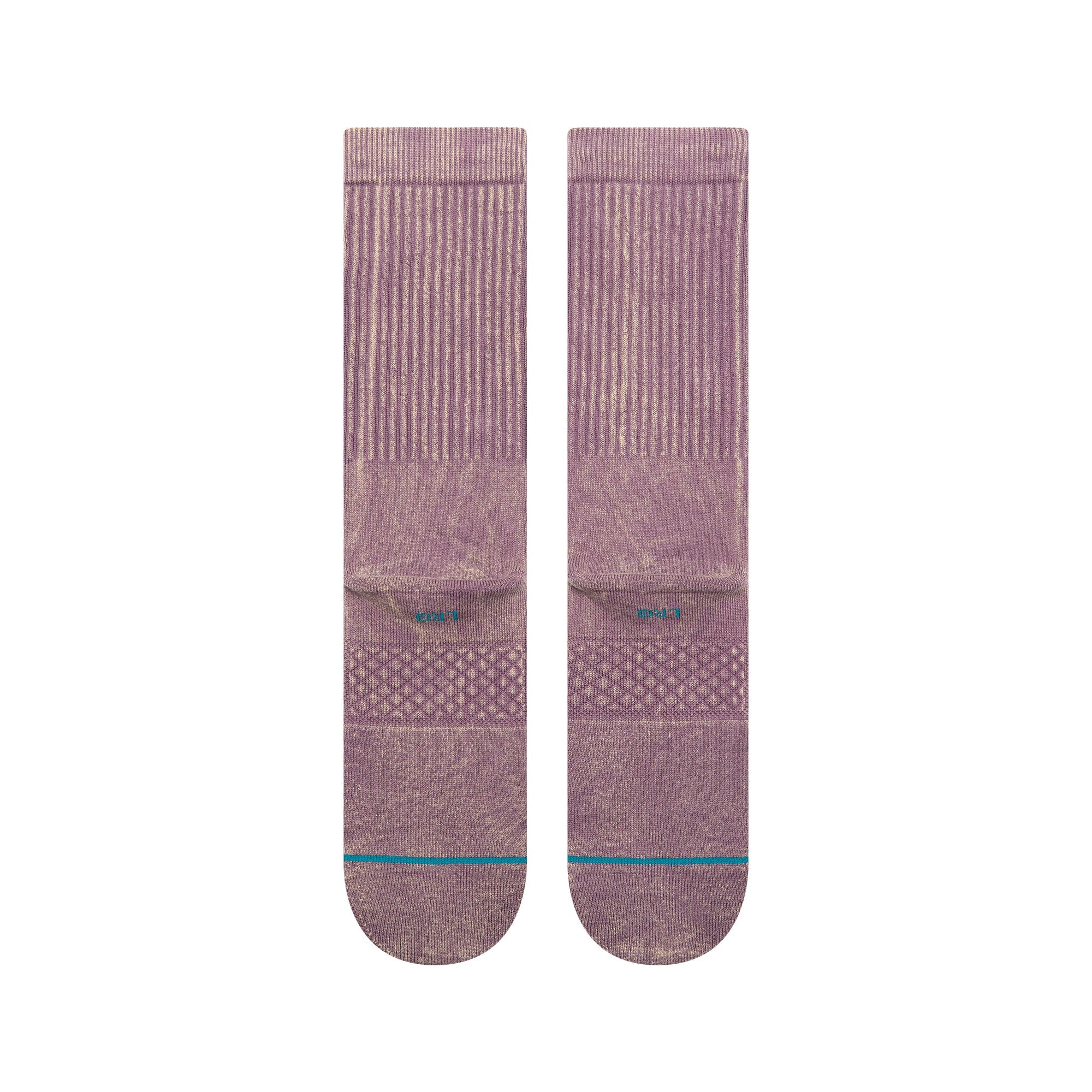 Stance Icon Dyed Crew Sock Plum