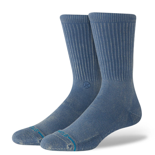 Stance Icon Dyed Crew Socken Sea Blue 