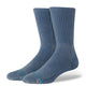 Stance Icon Dyed Crew Socken Sea Blue 