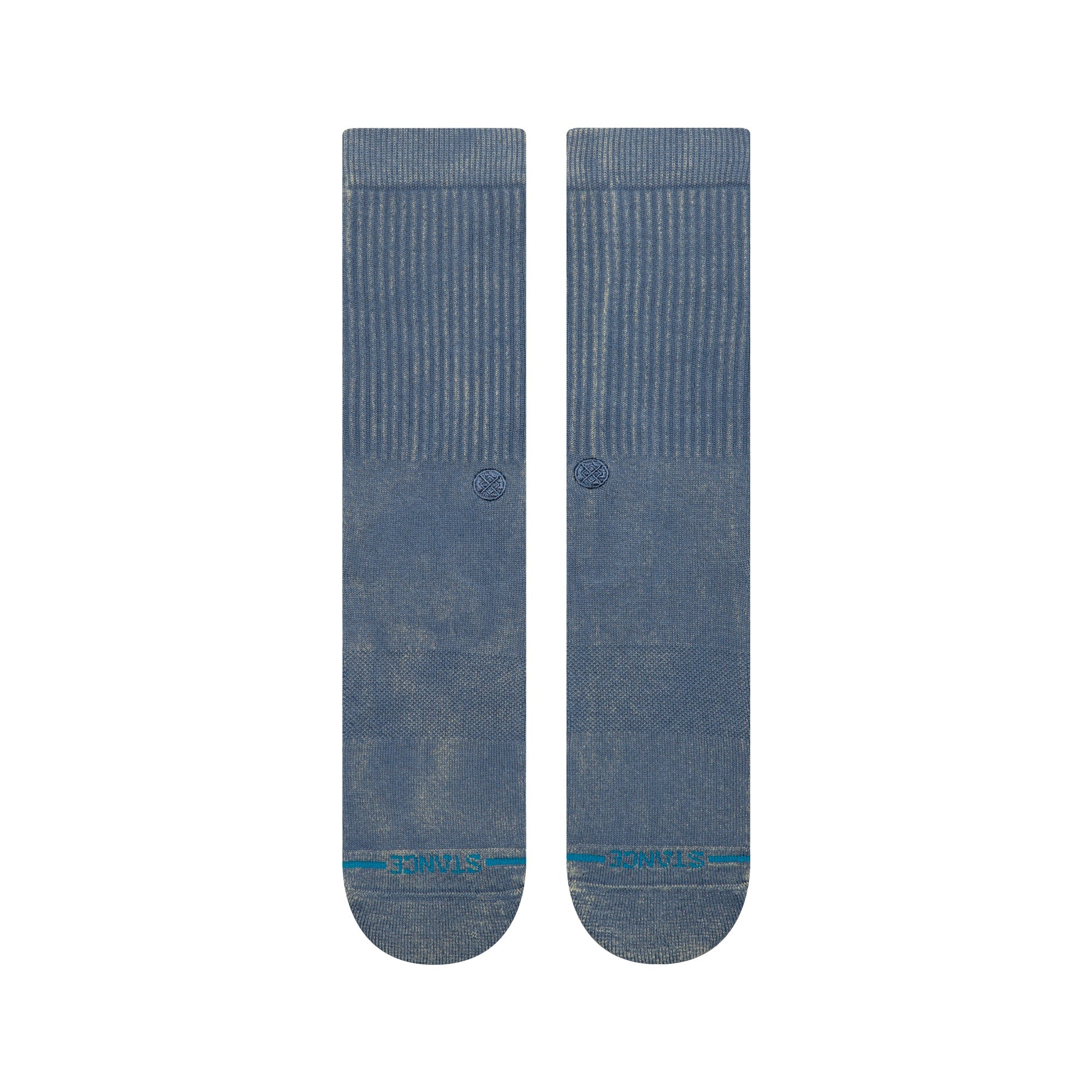 Stance Icon Dyed Crew Sock Sea Blue
