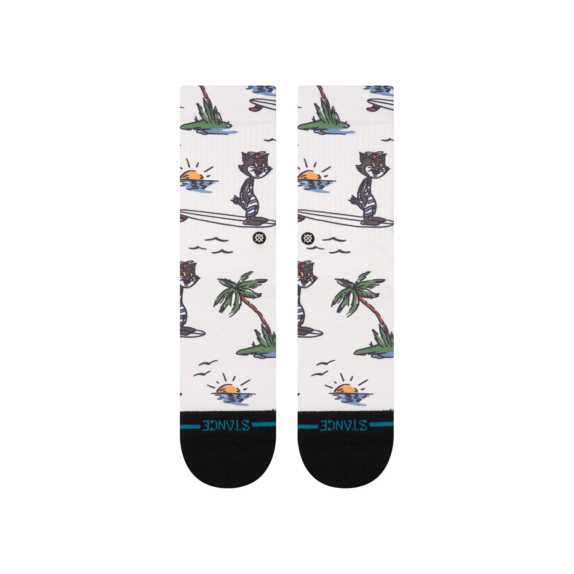 Stance Kool Katz Surf Crew Socken Canvas