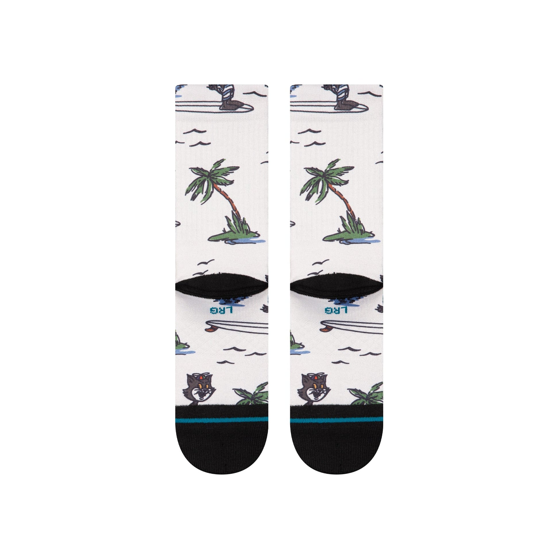 Stance Kool Katz Surf Crew Socken Canvas