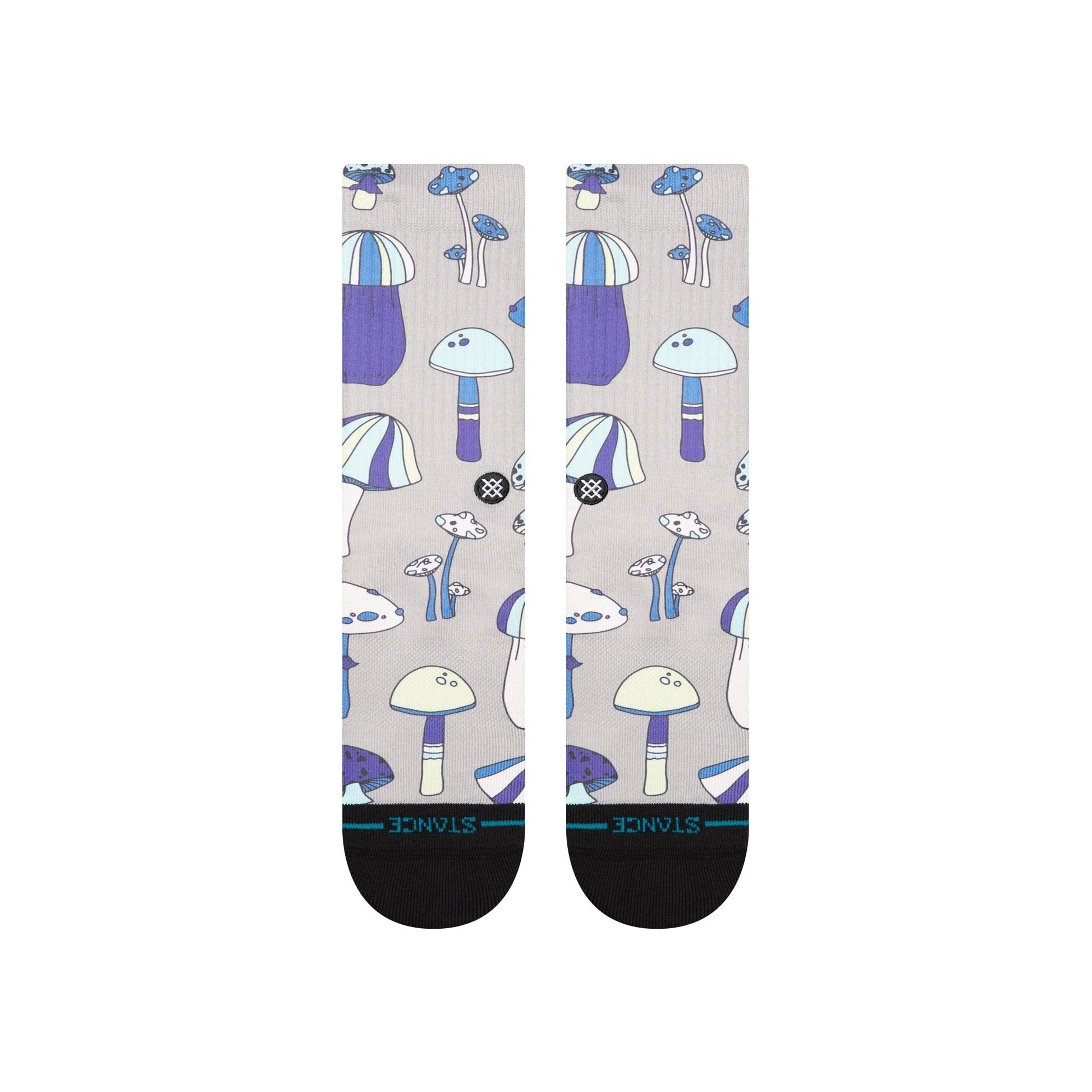 Stance Microbial Crew Socken Kordelzug In Grau