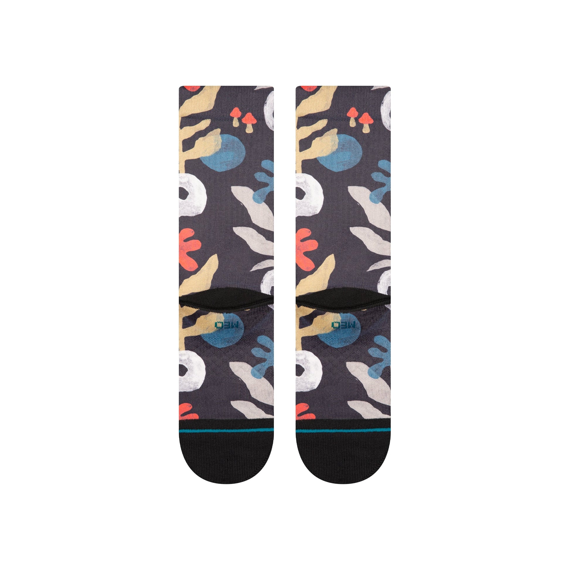 Stance Tropiskull Crew Socken Schwarz