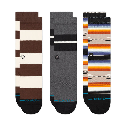 Stance We Were Young Crew Socken 3Er Pack Bunt