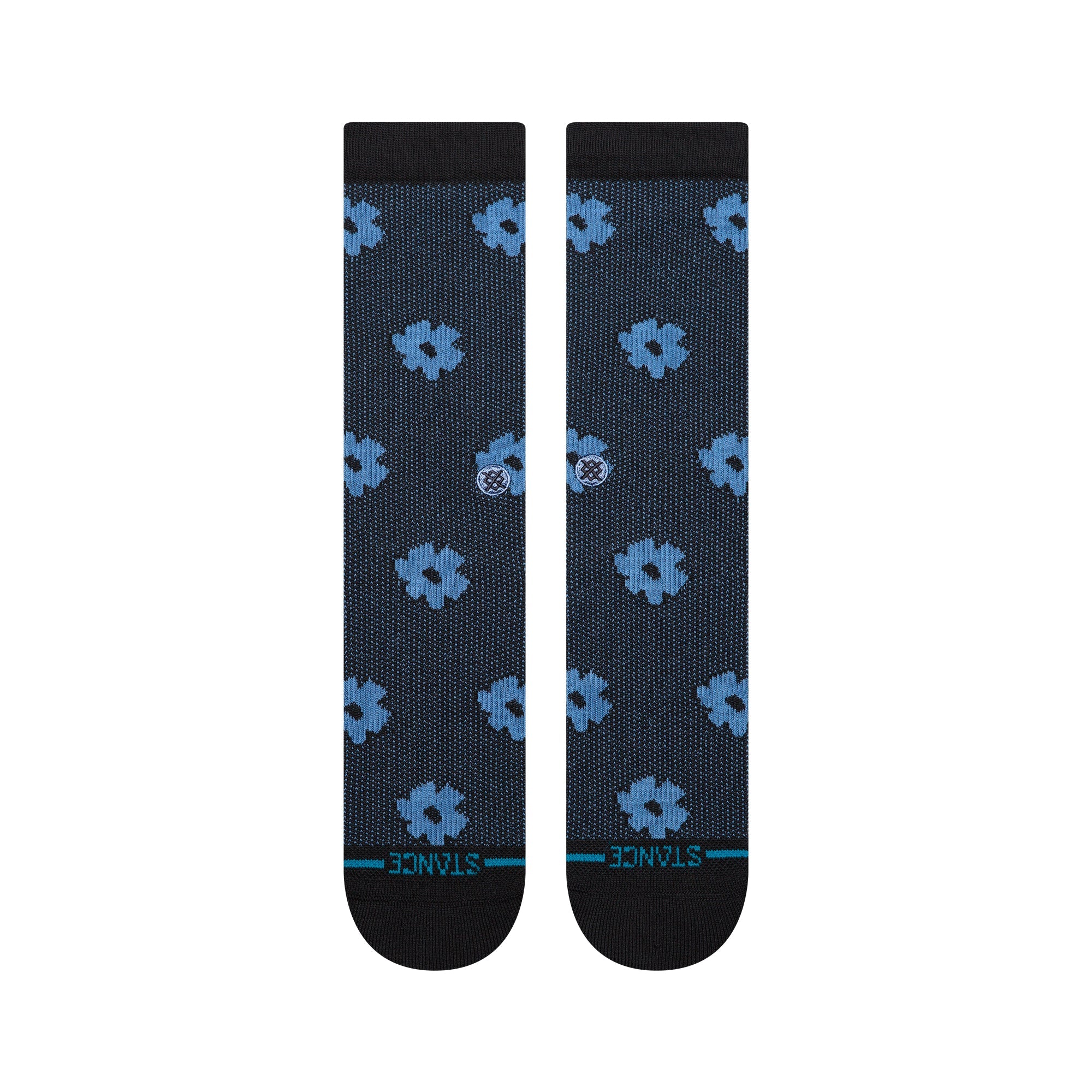 Stance Digital Daisy Crew Sock Black