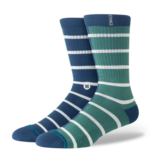 Stance Double Vision Crew Socken Blaugrün