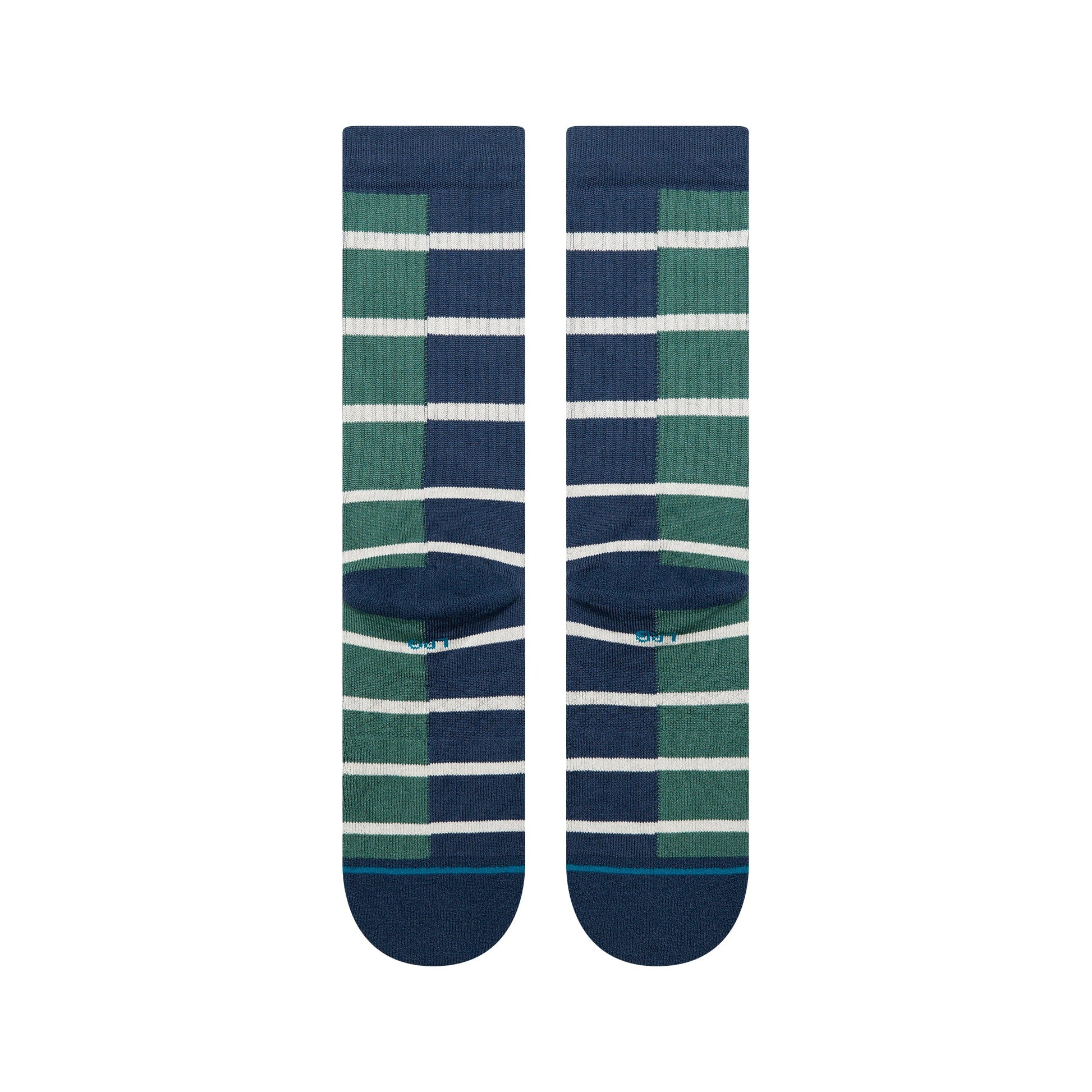 Stance Double Vision Crew Sock Teal