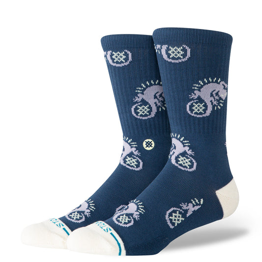 Stance Gecko Crew Socken Voilett
