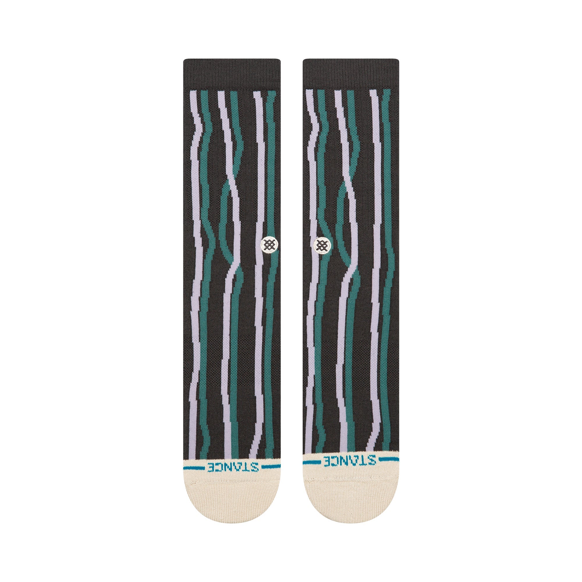 Stance Kelp Crew Sock Charcoal