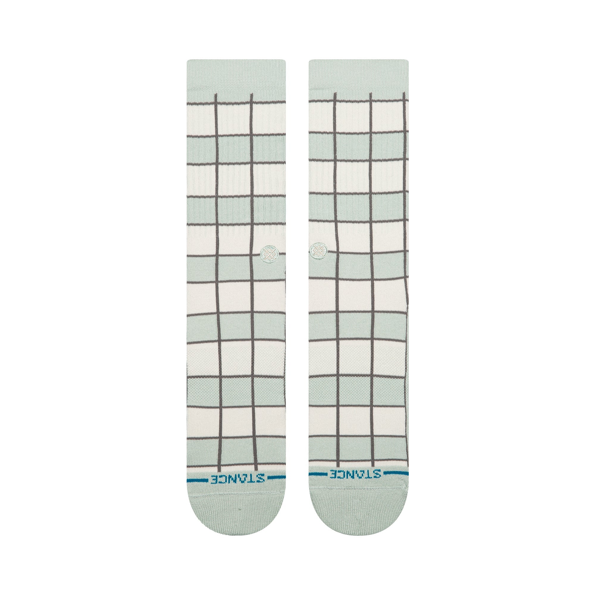 Stance Kitchen Tile Crew Sock - Light Blue