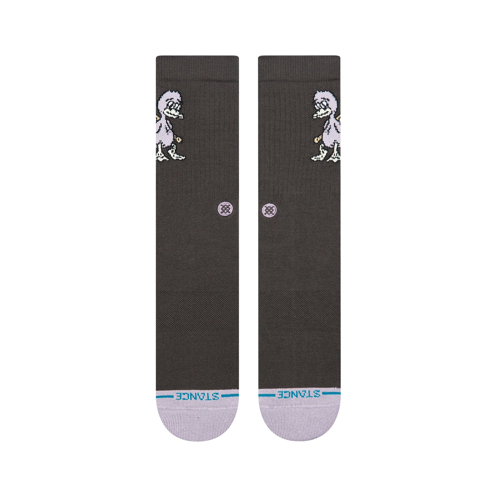 Stance Lights Out Crew Sock - Charcoal