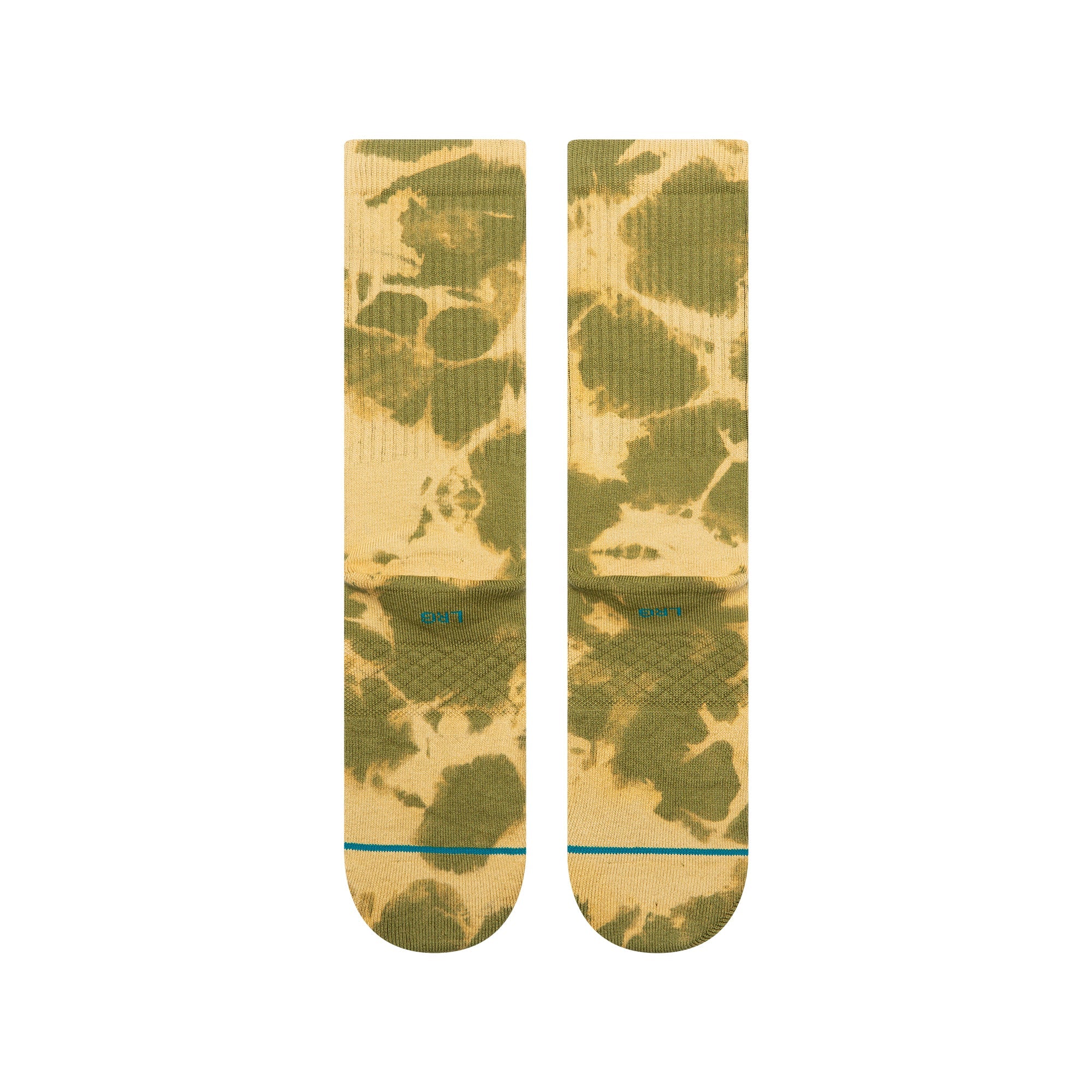 Stance Spotty Dye Crew Sock - Olive