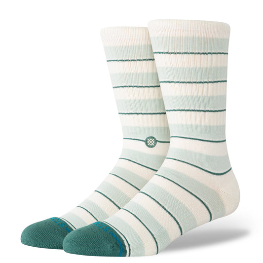 Stance Striped It Crew Socken Blaugrün