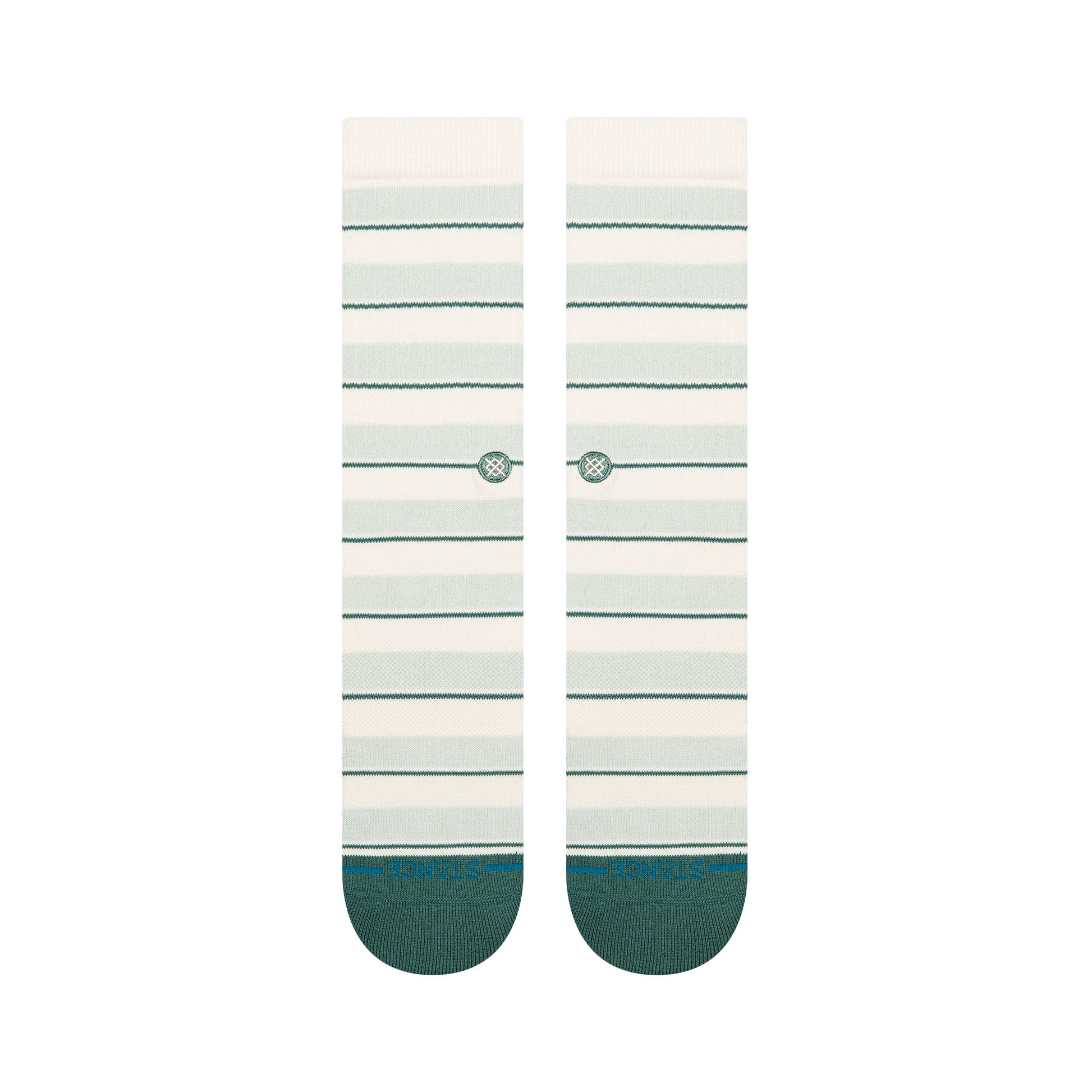 Stance Striped It Crew Sock Teal
