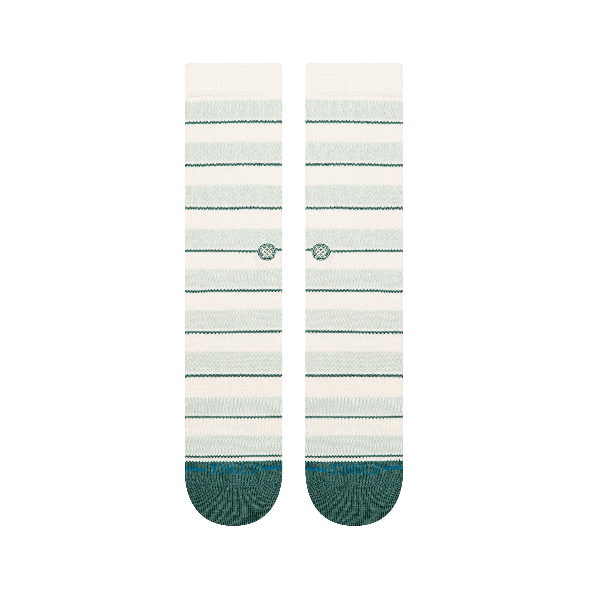 Stance Striped It Crew Sock Teal