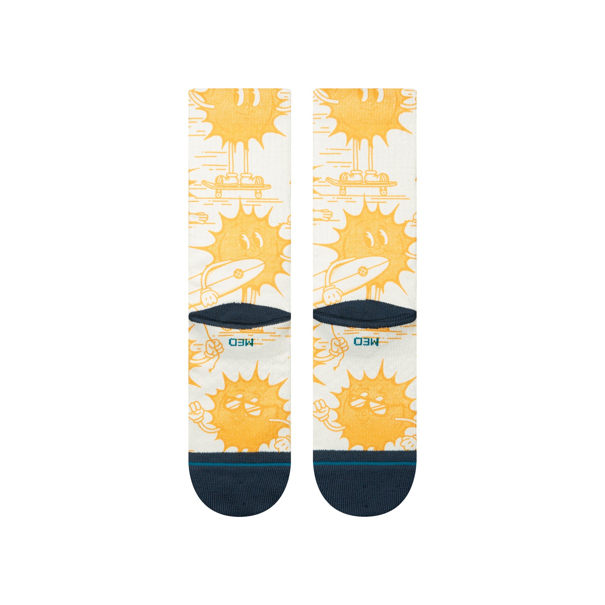 Stance Sonnys Crew Sock Yellow