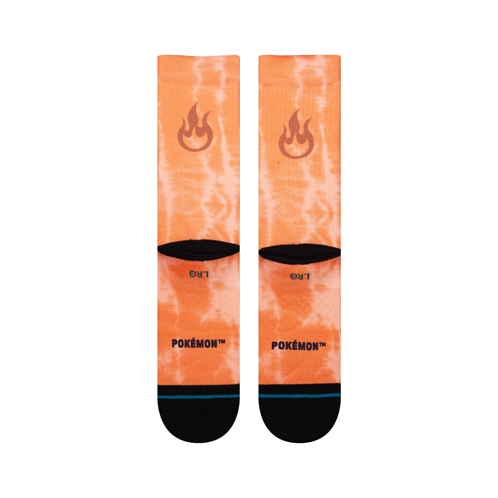 Stance Charizard Crew Sock Orange