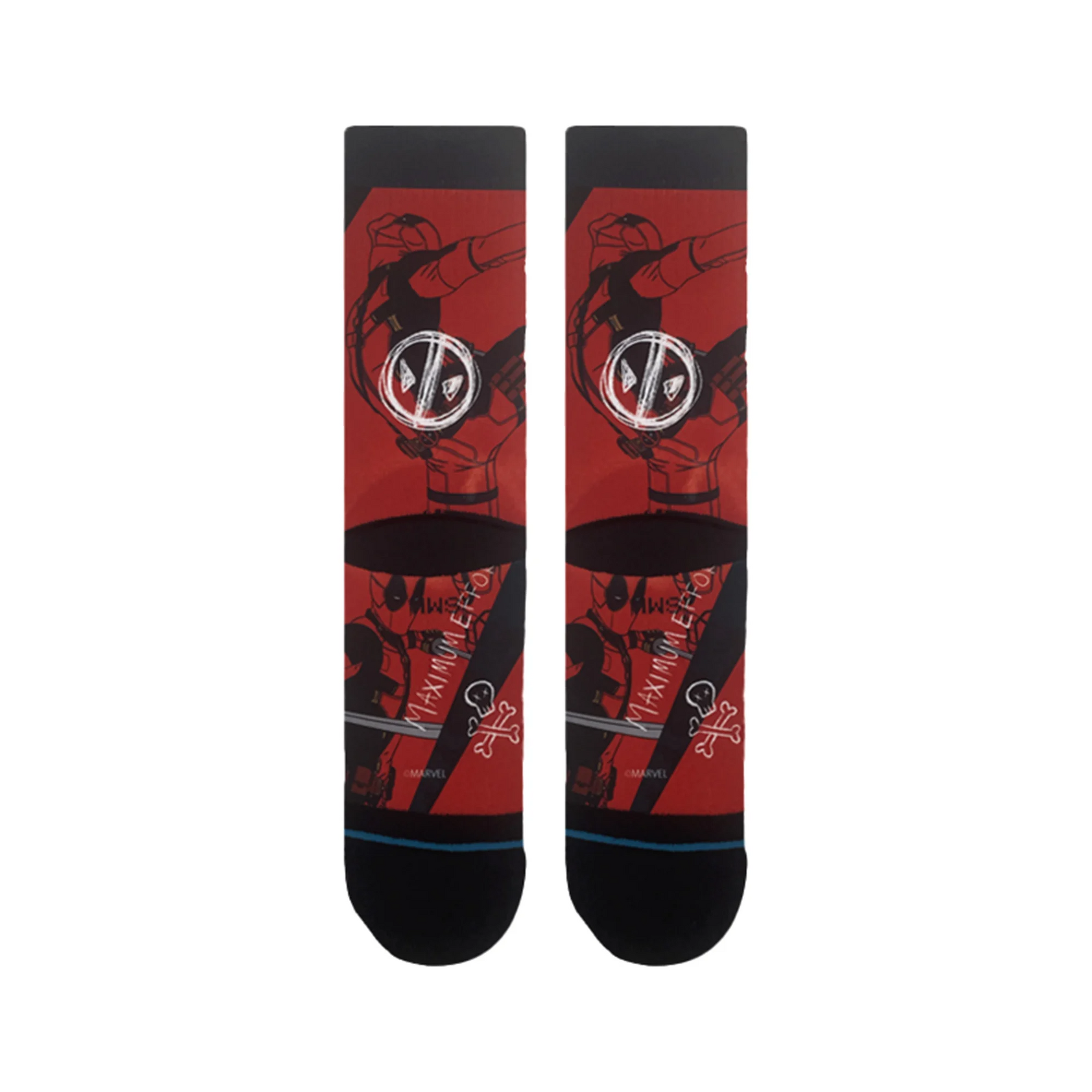 Stance Deadpool Crew Socken Rot