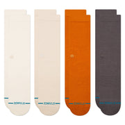 Stance Icon Crew Sock 4 Pack Canvas