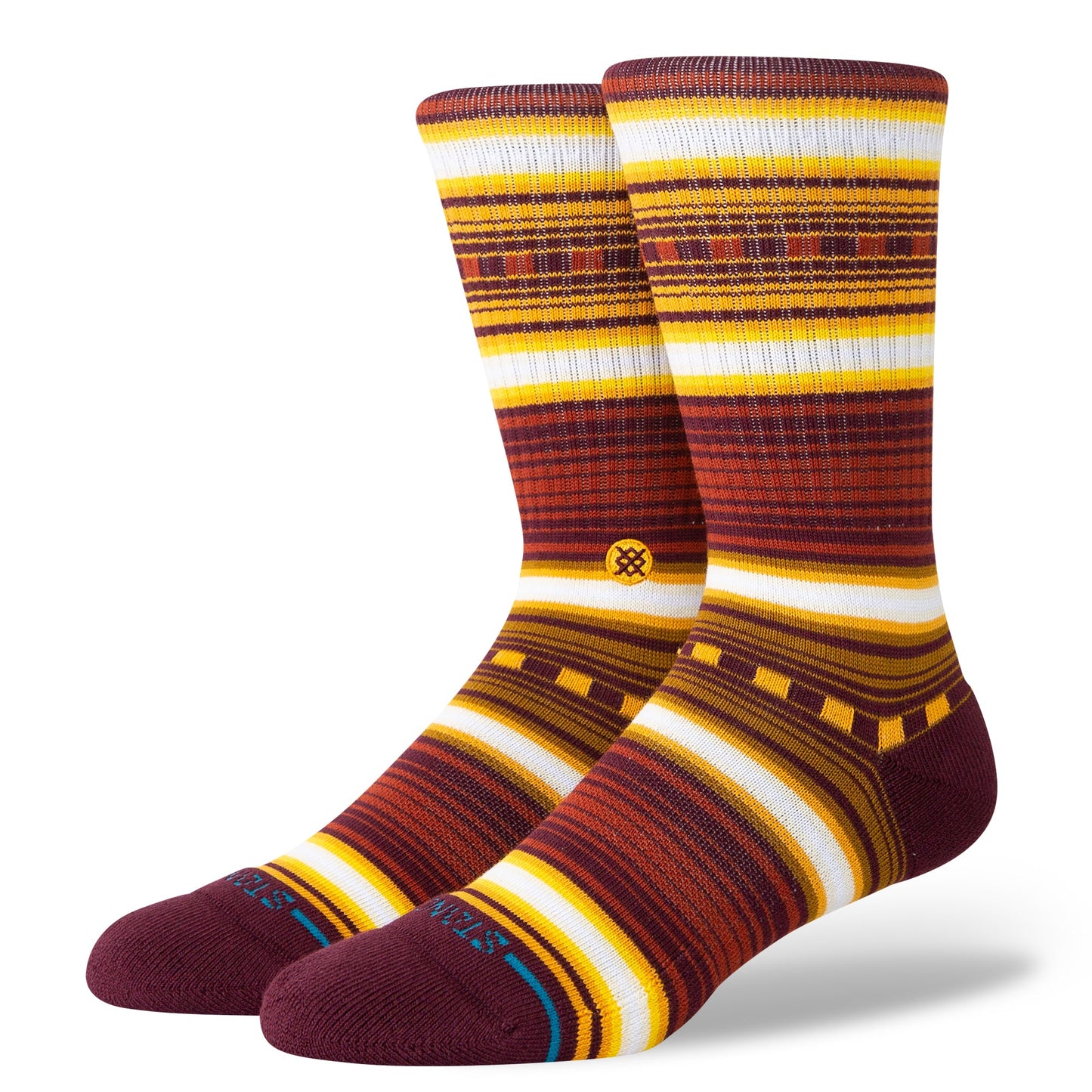 Stance Windy Pine Crew Socken Rostrot