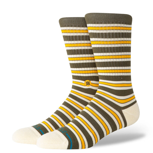 Ollie Crew Socken Olivgrün