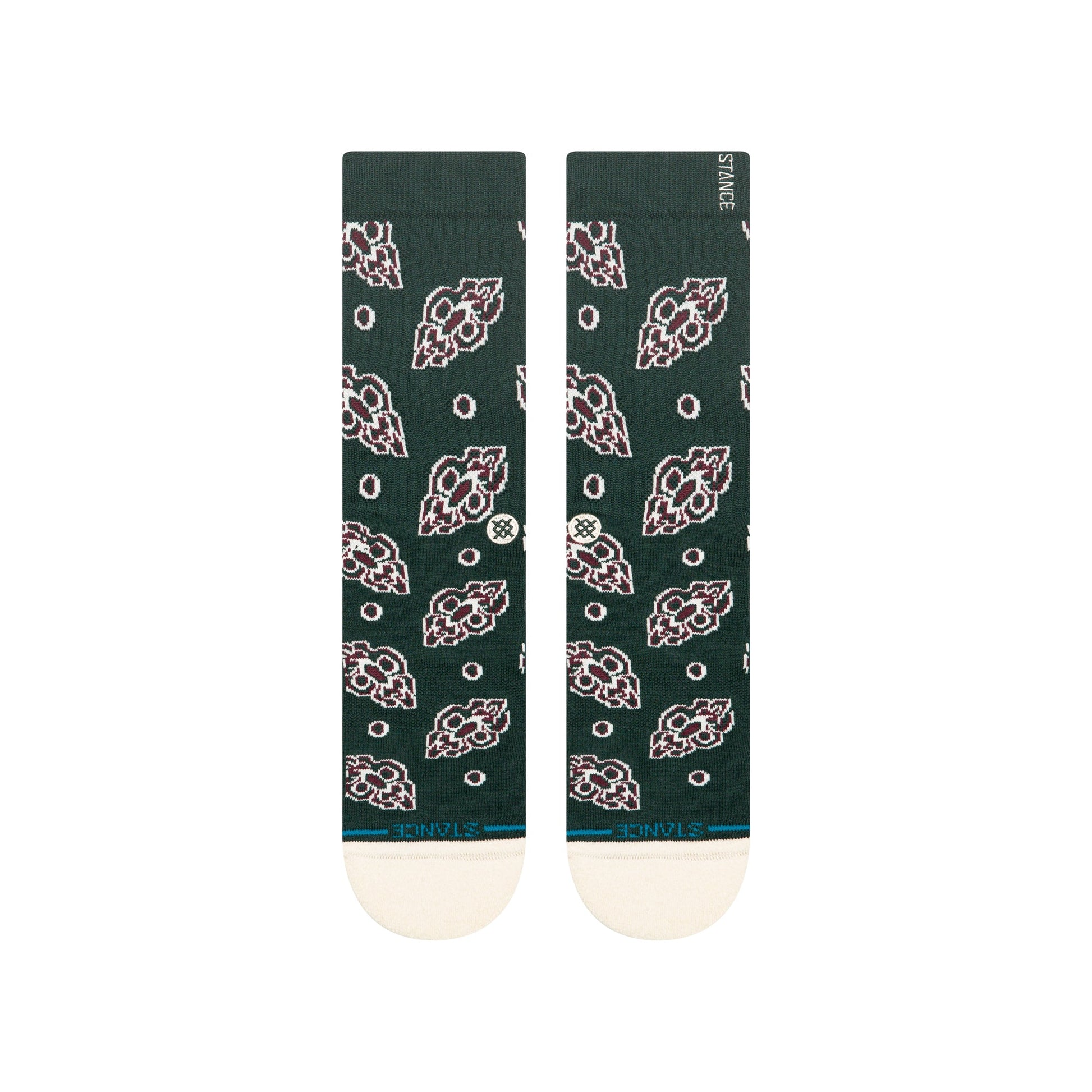 Pine Brocade Crew Socken Pine
