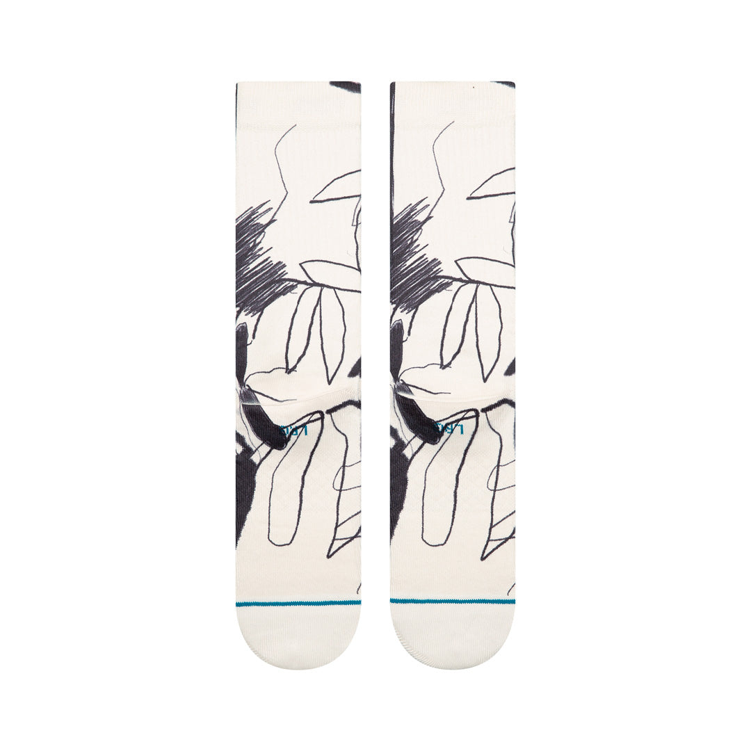 Stance Art Studio Crew Sock White