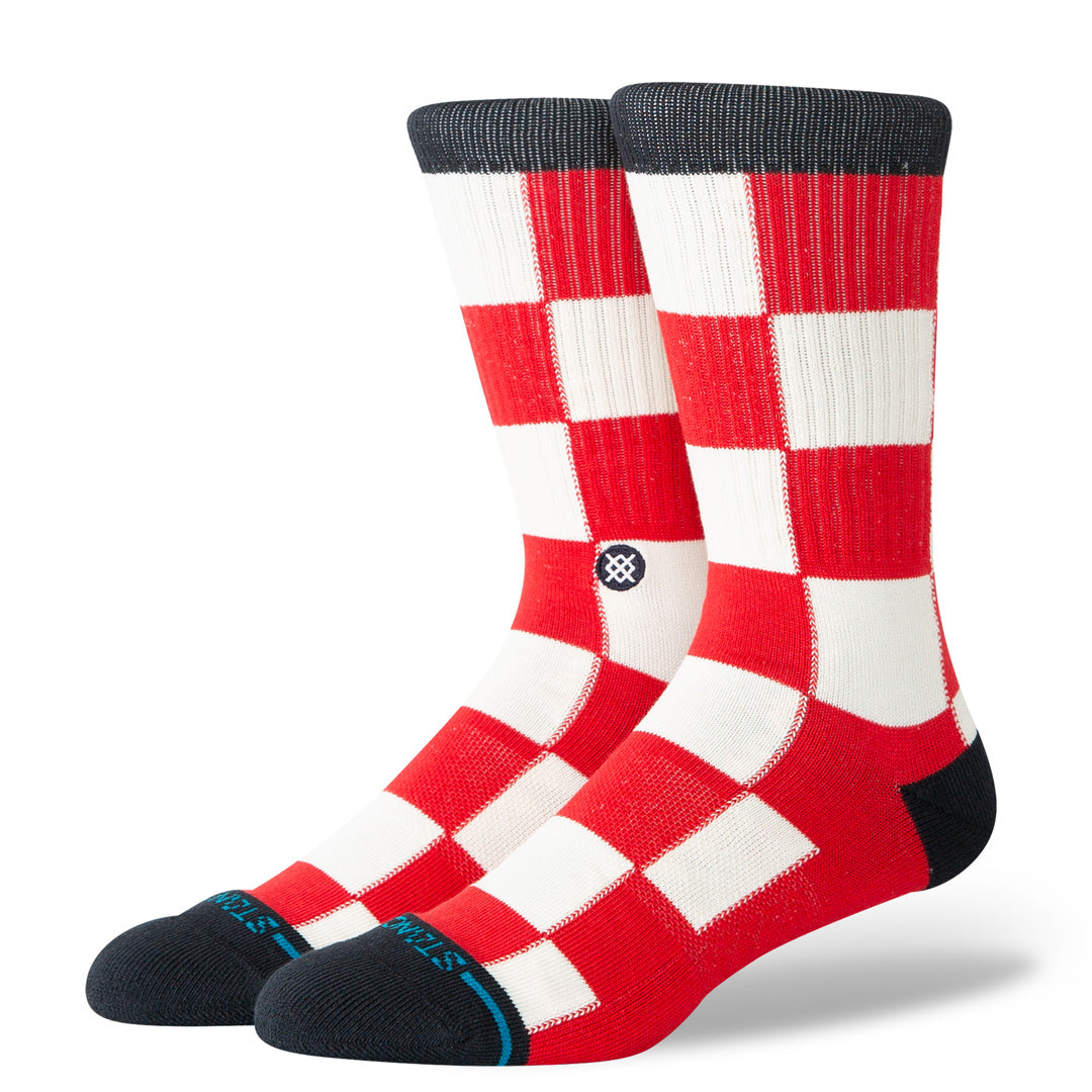 Stance Chaturanga Crew Sock Red