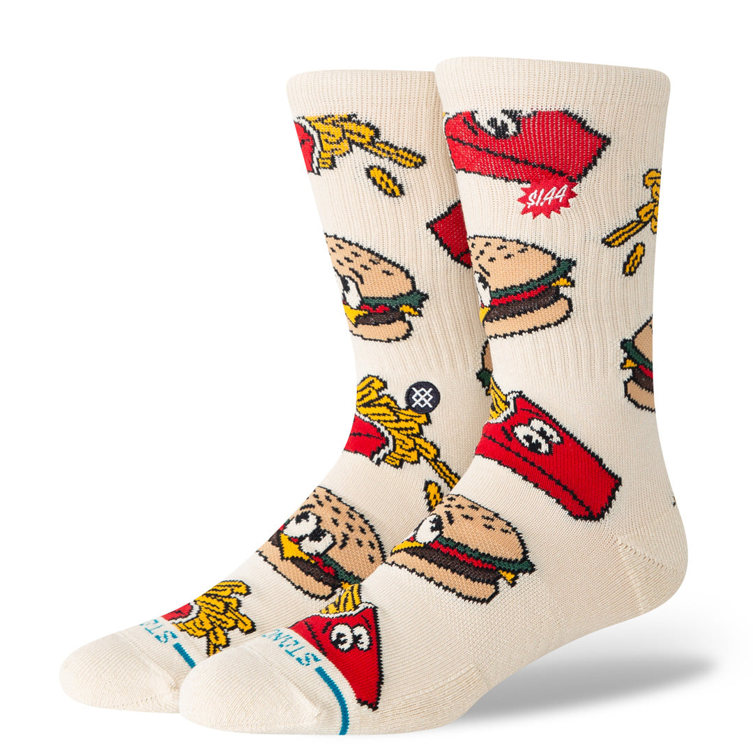 Stance Combo Meal Crew Sock Tan
