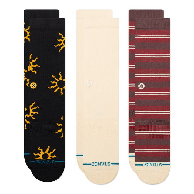Stance Heatwave Crew Sock 3 Pack Multi