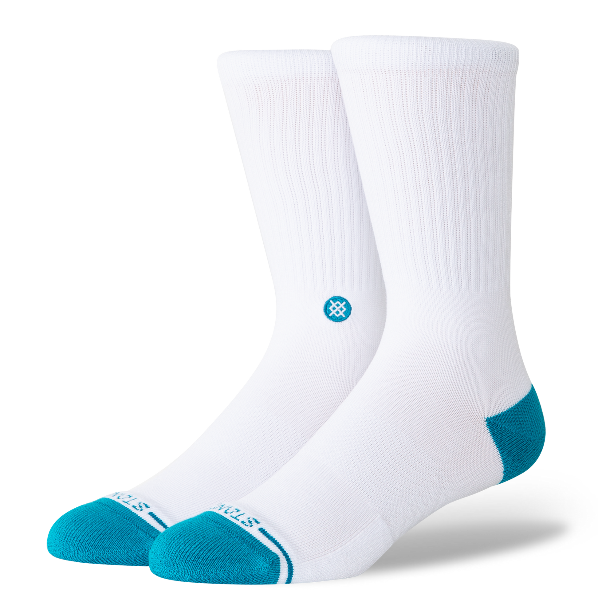 Stance Icon Dot Crew Sock Teal