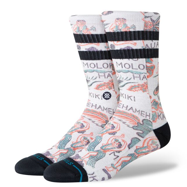 Stance Lei Lei Crew Sock Grey