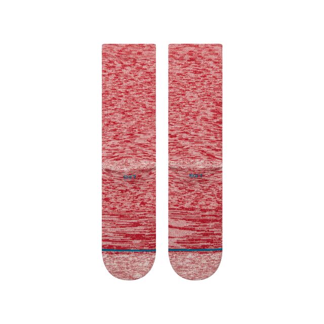 Stance Slub Crew Sock Red