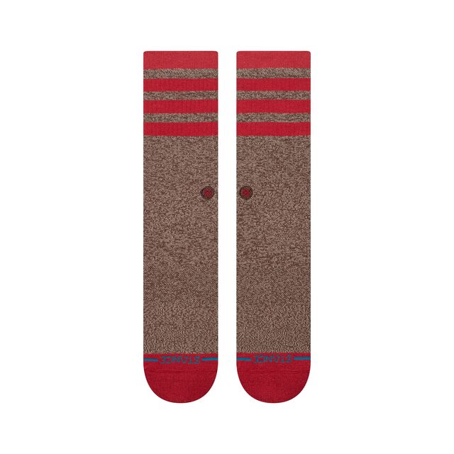 Stance Sock Monkey Crew Sock Brown